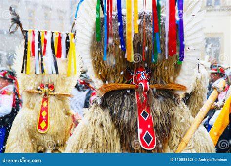 Kurenti, Ptuj, Slovenia editorial stock photo. Image of mask - 110088528