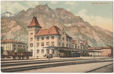 Bahnhof Glarus 1911 Kaufen Auf Ricardo