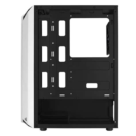 Gabinete Aerocool Bionic G Wt V Blanco Cristal Templado Atx