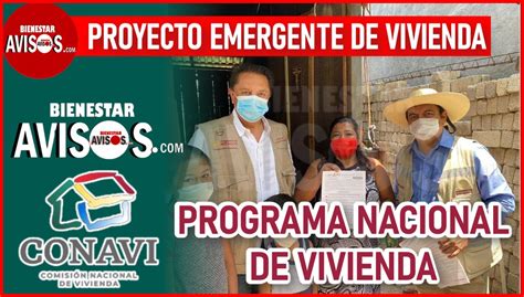 Proyecto Emergente De Vivienda Enero Avisos