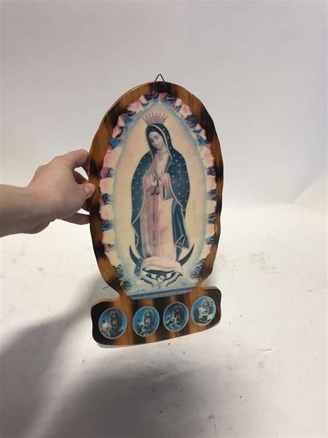 Wooden Virgin Mary Wall Hanging