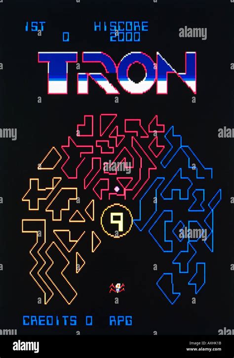 Tron Arcade Game Screenshot