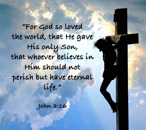 John 316 For God So Loved The World