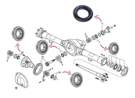 Kit Rolamento Retentor Diferencial Traseiro S Silverado F