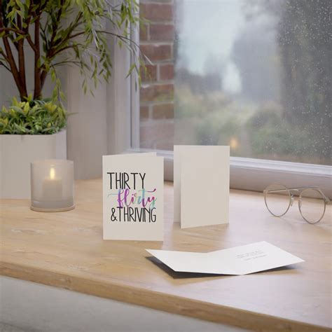 30 Flirty And Thriving 30th Birthday Card 13 Going On 30 Birthday Card 30th Birthday Card For