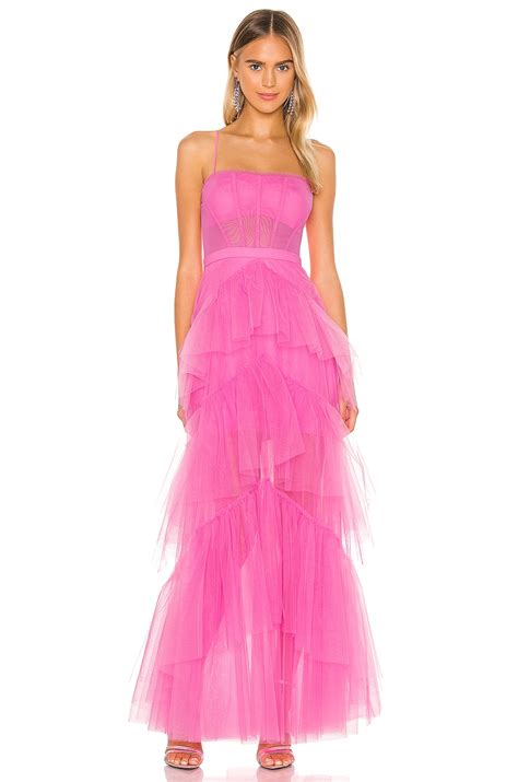 BCBGMAXAZRIA Tulle Corset Essential Gown Dupe Dresses Images 2022