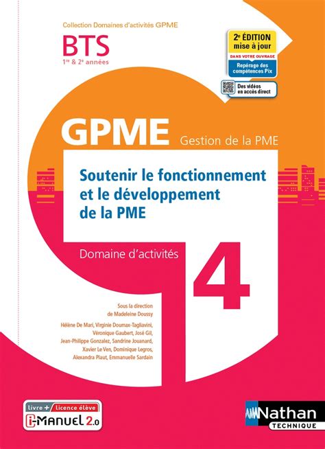 Pack BTS GPME Nathan Compétences Professionnelles