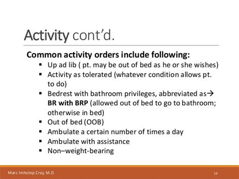 Admitting A Patient To The Hospitaladmit Orders