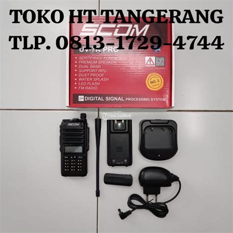 Handy Talky Scom Uvdi R Pro Frekuensi Dual Band Di Tangerang Banten