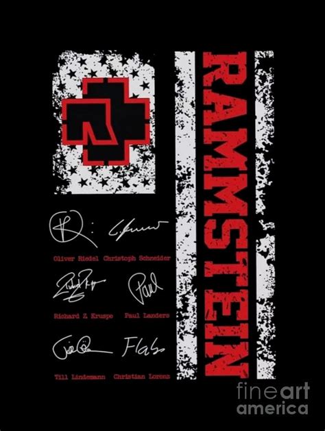 Rammstein Digital Art By Arthur Ross Fine Art America