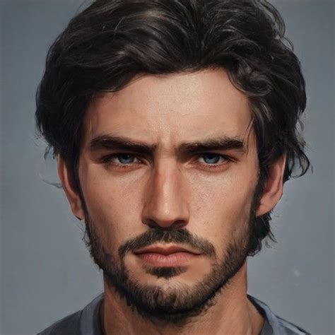 Artbreeder Character Inspiration Male Fantasy Character Design Character Art Digital Portrait