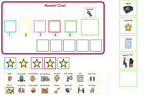 Autism Reward Chart Printable Printable Templates