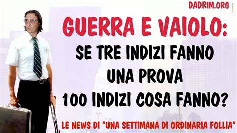 Guerra E Vaiolo Se Tre Indizi Fanno Una Prova 100 Indizi Cosa Fanno