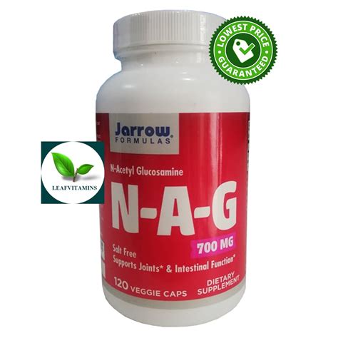 Jarrow Formulas N A G N Acetyl D Glucosamine 700 Mg 120 Veggie Caps Shopee Thailand