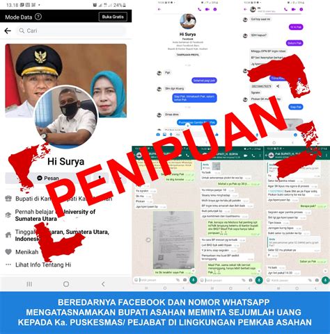 Press Release Terkait Beredarnya Akun Palsu Facebook Dan WhatsApp