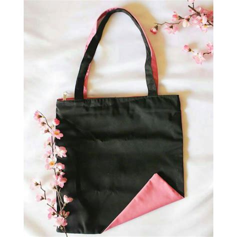 Messy Totebag Tote Bag 2 Warna Shopee Indonesia