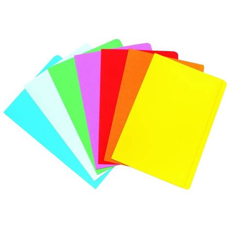 Manilla Folder Marbig Foolscap Assorted Colours Pack Of 20