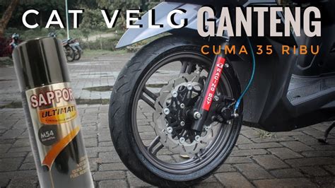 Repaint Velg Vario Gun Metal M54 Sapporo Ultimate Modifikasi Vario