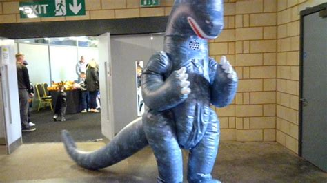 Inflatable Godzilla Costume Youtube