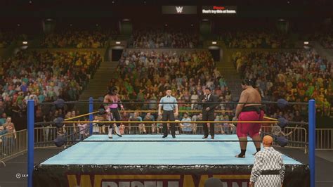 WWE 2K22 - WrestleMania X - Yokozuna (c) vs Bret Hart - YouTube