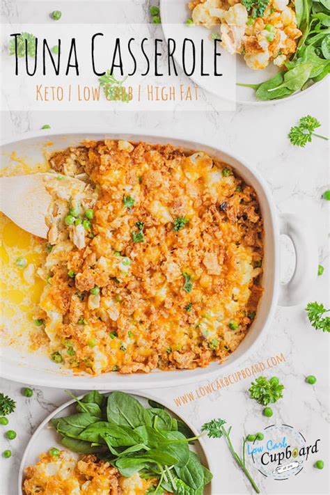 Tuna Casserole Easy To Make Keto Diet Dinner Recipe