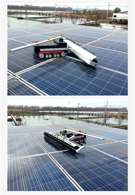 Sunnysmiler Automatic Robot For Cleaning Solar Panels Cleaning Robot