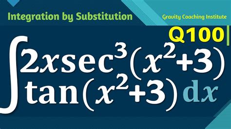 Q100 Evaluate ∫ 2x Sec 3 X 2 3 Tan⁡ X 2 3 Dx Integral Of 2x Sex