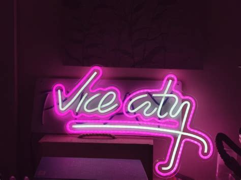 Vice City Neon Niska Cena Na Allegro Pl