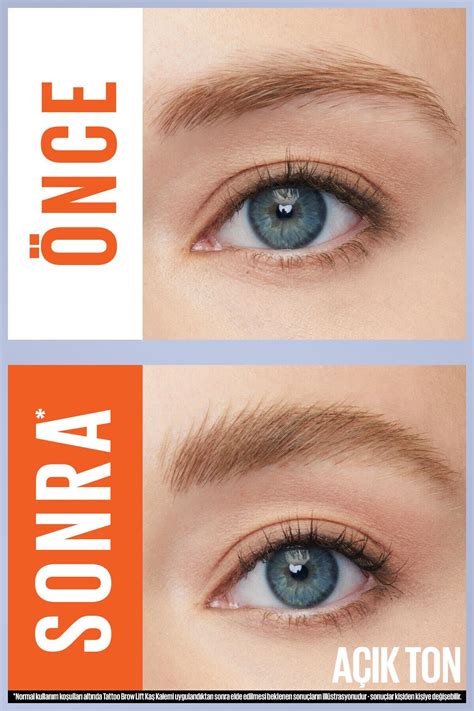 MAYBELLINE NEW YORK Tattoo Brow Lift Kaş Kalemi Blonde