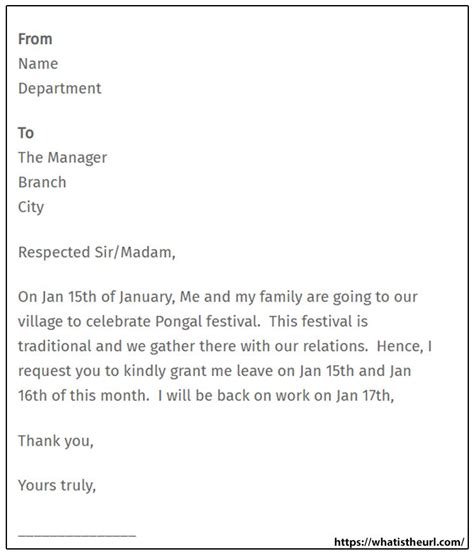 10 How To Write Email To Manager For Festival Leave Ari Blogs