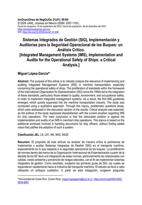 PDF Sistemas Integrados de Gestión SIG Implementación y Auditorias