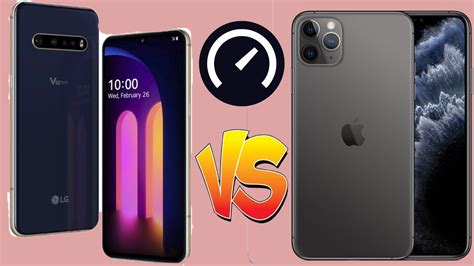 Lg V Thinq Vs Iphone Pro Max Speedtest In Hindi Shocking Results