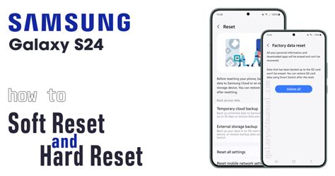 How To Reset Samsung Galaxy S24 Step By Step Guide