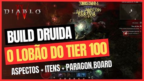 Diablo Iv Build De Druida Tier Absurdamente Forte Gameplay E