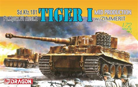 Dragon Tiger I Mid Production W Zimmerit Sd Kfz Pz Kpfw