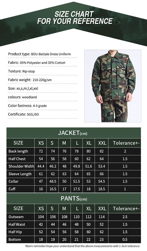 Bdu Us Army Military Battle Dress Uniform