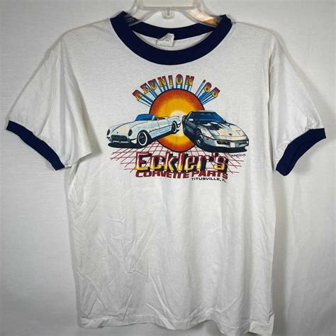 1985 Single Stitch Ringer Corvette Shirt Gem