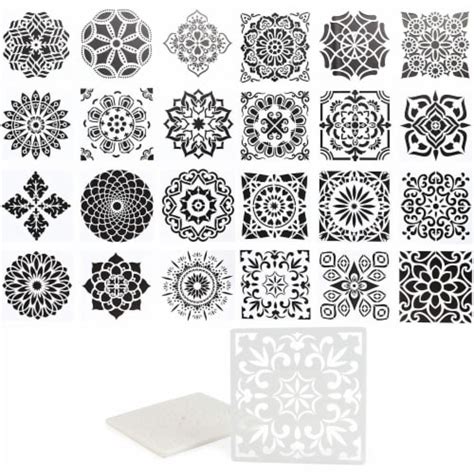 Mandala Dot Painting Templates Stencils For DIY Rock Art Projects 24