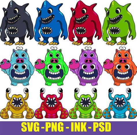 Garten Of Banban 3 Svg Coach Pickles Jumpscare Svg Sharky Inspire