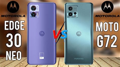 Motorola Edge 30 Neo Vs Motorola Moto G72 YouTube