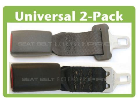 2 Pack Of Car Seat Belt Extenders Type A B Universal Fit Add 8