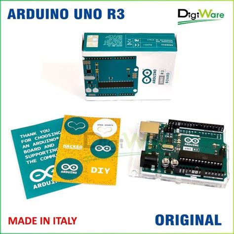 Jual Arduino Uno R3 Original Made In Italy Shopee Indonesia