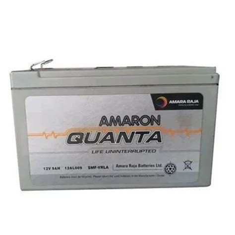 Amaron Quanta 12AL009 9 Ah Small SMF VRLA Battery 12 Months At 1150