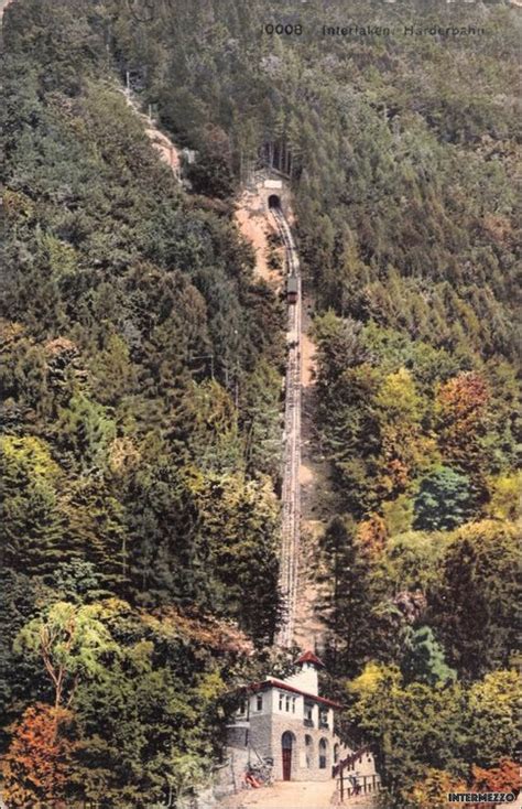 Interlaken BE Ca 1910 Harder Standseilbahn Sommer Kaufen Auf