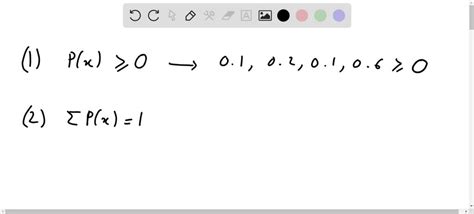 Solved Determine Whether This Table Represents A Probability