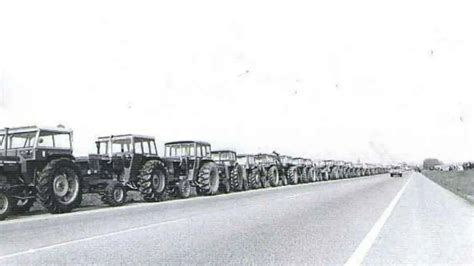 As Fue La Primera Gran Tractorada De Espa A El D A Que