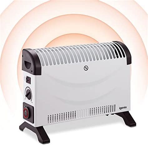 Pifco Kw White Convector Heater Heat Settings Free Standing