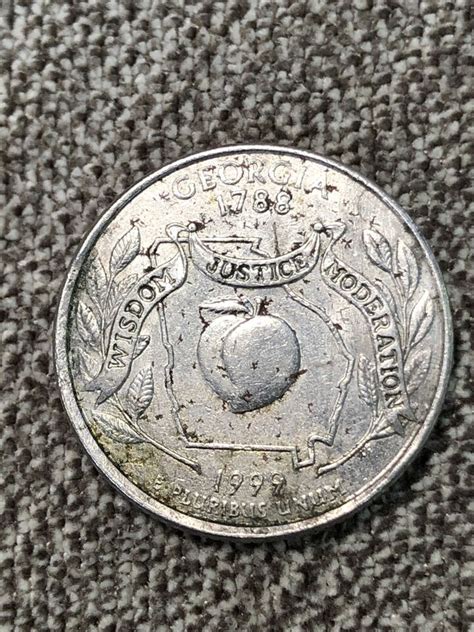 2 1999 Georgia State Quarter Philadelphia Mint Double Mint ERROR EBay