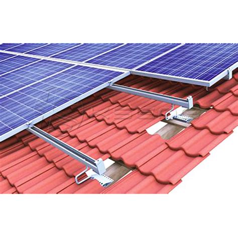 Customization Photovoltaic Solar Tile Roof Mount Bracket Kit Solar Roof