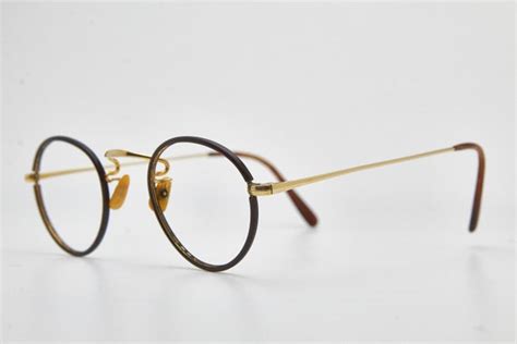 Vintage 19 Retro Unique Antique Round Eyeglasses Ni Gem